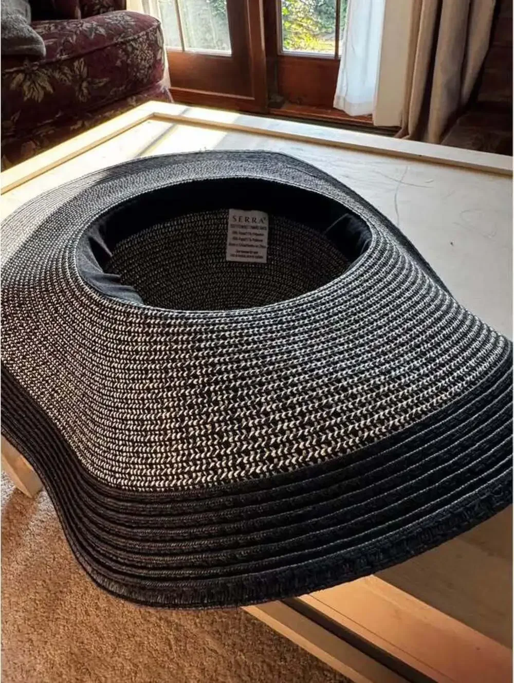 Serra Vintage Coastal Wide Brim Straw Sun Hat